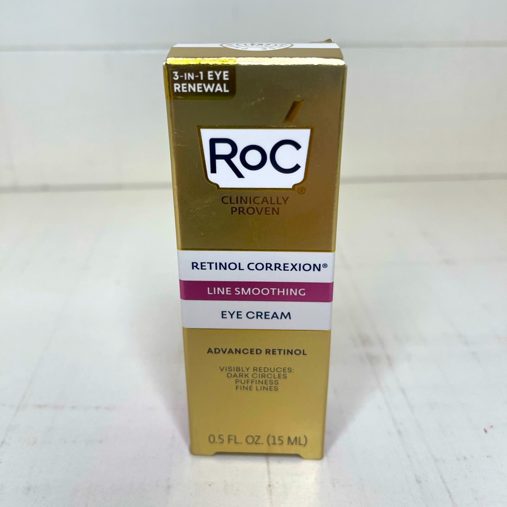 RoC Retinol Correxion Under Eye Cream & Daily Wrinkle Cream, 0.5 oz
